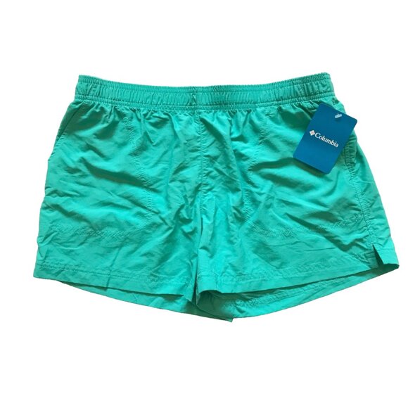 NWT Columbia Sandy River Regular Fit Shorts Womens Medium Teal Turquoise 3" NEW - Picture 4 of 14